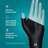 Homedics SR-GW800 Hot and Cold Relief Compression Sleeve Gel with Soft Touch Fabric for Wrist Support