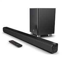 Majority K2 150W Soundbar with Wireless Subwoofer and BT,USB,Optical,HDMI (UK)