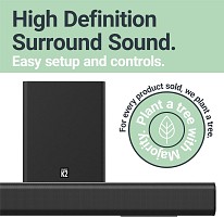 Majority K2 150W Soundbar with Wireless Subwoofer and BT,USB,Optical,HDMI (UK)