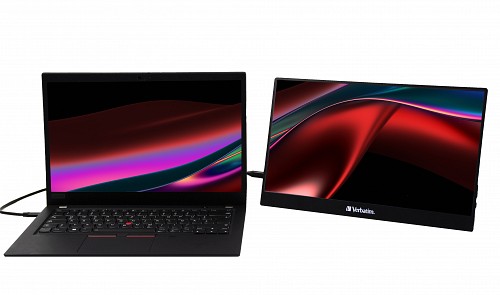 Verbatim Monitor Portable Touch 15.6Full-HD USB-C Metal PMT-15