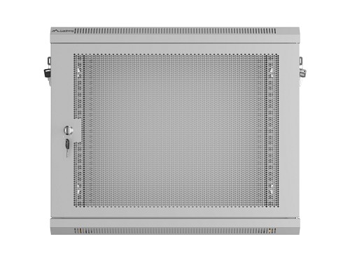 Lanberg Wall Rack 19 with Perforated Door 6U 45cm Grey FLAT PACKED