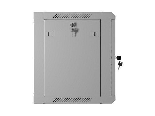 Lanberg Wall Rack 19 with Perforated Door 6U 45cm Grey FLAT PACKED