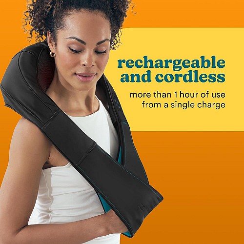 HoMedics Massage Neck-Shoulder Shiatsu Wireless Rechargeable NMS-50H