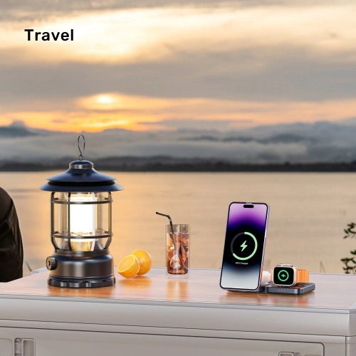 Unitek Charge Wireless Qi2 15W Foldable 3-in-1 Charging Station P1300A