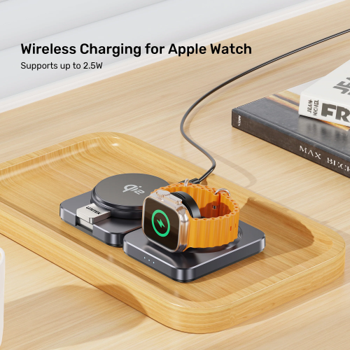 Unitek Charge Wireless Qi2 15W Foldable 3-in-1 Charging Station P1300A