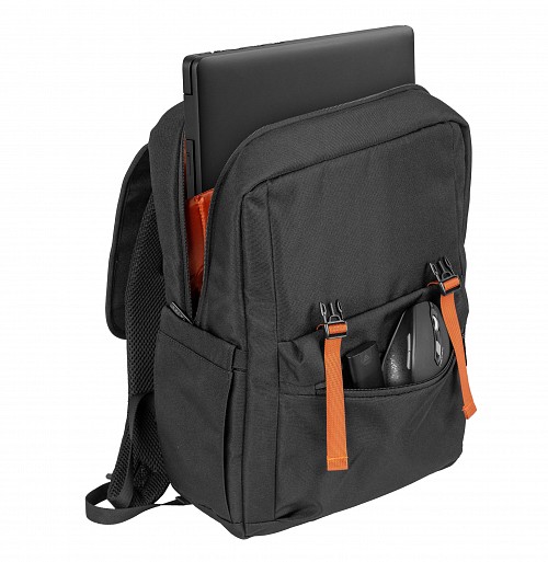 Natec Laptop Backpack 15.6 18L Black Orange NIALA
