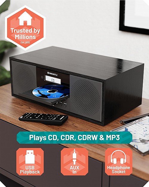 Majority Oakcastle DAB500 Mini HiFi BT/CD/USB/FM