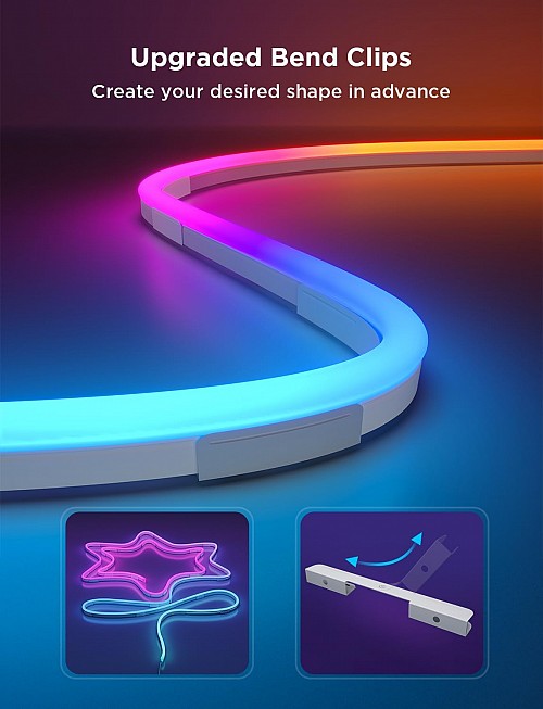 Govee Gaming Wall Neon Rope Light 2 5m (Matter) H61D5