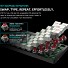 Thunderobot K78R White Gaming Mechanical Keyboard 78 Red Switch Keys