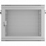 Lanberg Wall Rack 19 with Perforated Door 9U 45cm Grey FLAT PACKED