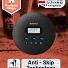 Majority Oakcastle CD100 Portable & USB-C Rechargeable CD Player with Bluetooth incl Free Earphones