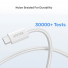 Unitek Magnetic USB-C Cable 100W 1.0m White C1414AWH-1M