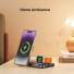 Unitek Charge Wireless Qi2 15W Foldable 3-in-1 Charging Station P1300A