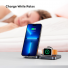 Unitek Charge Wireless Qi2 15W Foldable 3-in-1 Charging Station P1300A