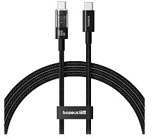 Baseus Cable USB-C to USB-C Gem Series 100W 2.0m Black