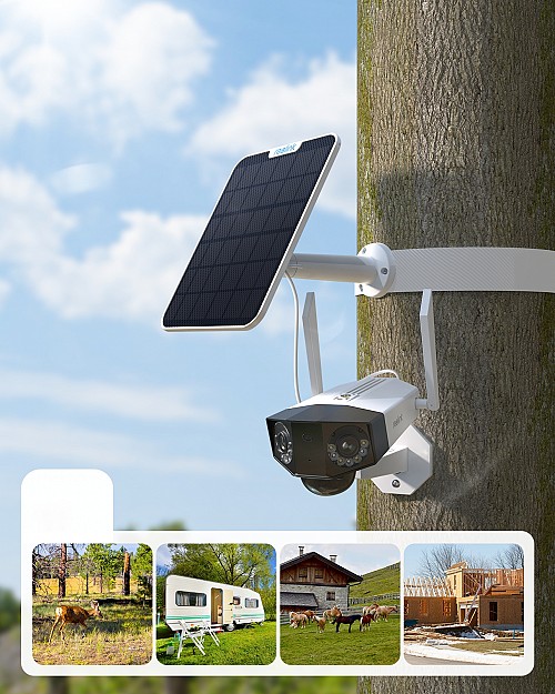Reolink G750 (DUO2) Outdoor 4G Battery Camera 6MP Dual Lens with LTE