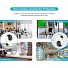 Dahua IP Indoor 3.0MP Wifi PT Dome Dual Lens H3D-3F