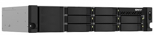 QNAP NAS 8-Bay Rackmount Short-Depth Intel Quad-Core, 8GB RAM, PCIe Slot, Dual 2.5GbE, HDMI & SSD Caching TS-864eU-8G