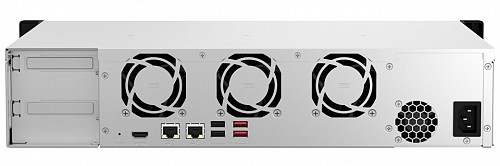 QNAP NAS 8-Bay Rackmount Short-Depth Intel Quad-Core, 8GB RAM, PCIe Slot, Dual 2.5GbE, HDMI & SSD Caching TS-864eU-8G