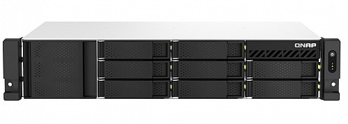 QNAP NAS 8-Bay Rackmount Short-Depth Intel Quad-Core, 8GB RAM, PCIe Slot, Dual 2.5GbE, HDMI & SSD Caching TS-864eU-8G
