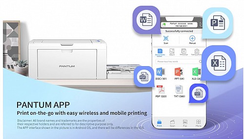 Pantum P2509W Laser Printer with Wi-Fi 22ppm