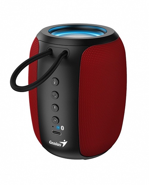 Genius Mobile Speaker Portable BT 5W SP-915BT Red