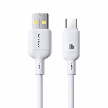 Baseus Cable USB-C to USB-A Silky Series 1.0m 100W White