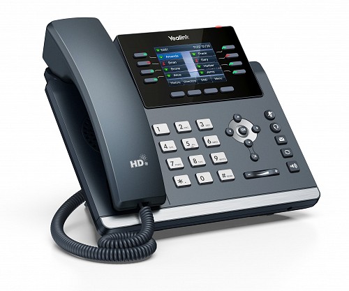 Yealink IP Phone Desktop PoE 2.8 Gigabit, USB, Expansion & Color Screen T44U