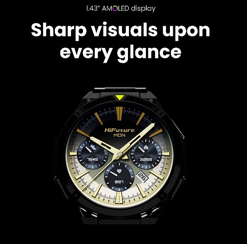 HiFuture Adventure GPS SmartWatch ACTIVE Black/Yellow