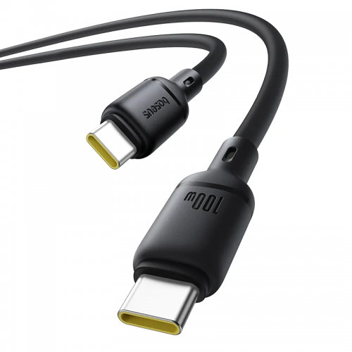 Baseus Cable USB-C to USB-C Silky Series 1.0m 100W Black