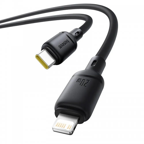 Baseus Cable Lightning to USB-C Silky Series 2.0m Black