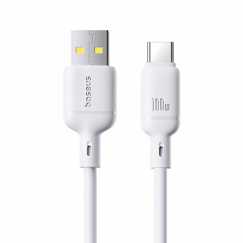 Baseus Cable USB-C to USB-A Silky Series 1.0m 100W White