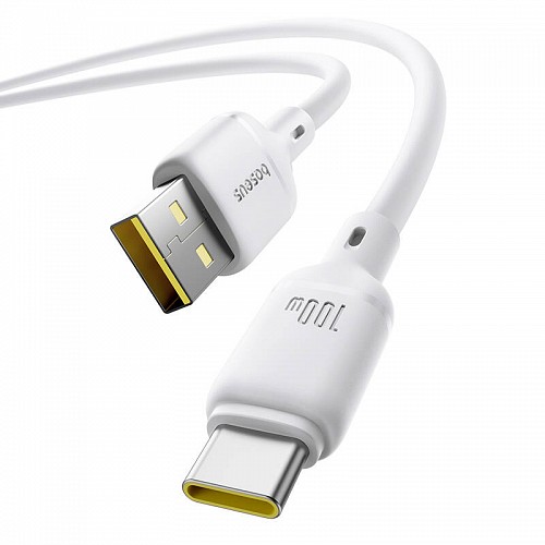 Baseus Cable USB-C to USB-A Silky Series 1.0m 100W White