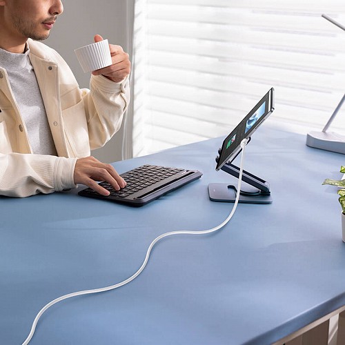 Baseus Cable USB-C to USB-A Silky Series 1.0m 100W White