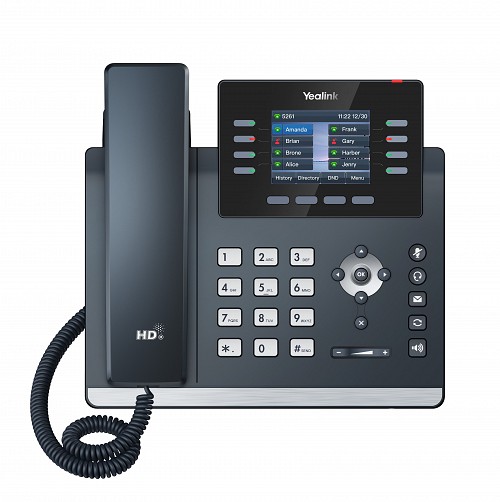 Yealink IP Phone Desktop PoE 2.8 Gigabit, USB, Expansion & Color Screen T44U