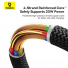 Baseus Cable Lightning to USB-A Dura Series Braided 1.0m Black-Red