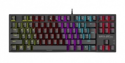 Armaggeddon MKA-2C NEO Black Mechanical Gaming Keyboard 87 Linear Red Keys
