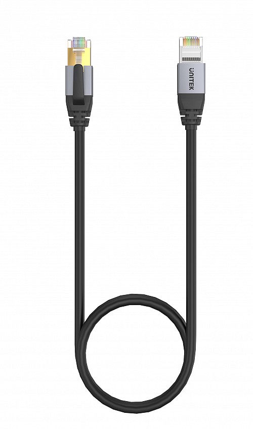 Unitek Network Patch Cable CAT8 Black 1.5m C18149A-1.5M