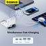 Baseus Charger Wall 100W 2xUSB-C 2xUSB-A UK+100W USB-C Cable Black