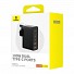 Baseus Charger Wall 100W 2xUSB-C 2xUSB-A UK+100W USB-C Cable Black