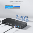 Unitek D1104A USB-C 13in1 8K Triple Display Docking Station USB3.2 & 2.5G Lan