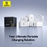 Baseus Charger Desktop 100W 3C+U SUPER GAN Retractable Cable 100W EU