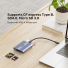 Unitek R1022 Dual Read/Write Card Reader USB-C to SD4.0+Micro SD3.0+CF Express 2.0