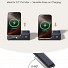 Baseus NOMOS 5in1 Desktop 140W Wired & Wireless Charger Qi2 3xUSBC+1A with LED Display UK Plug