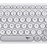 Alcatroz Keyboard Wireless 2.4G+BT Jellybean AirDock 2 Winter White