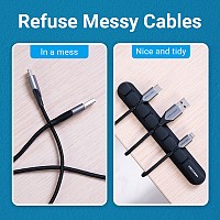 Vention Cable Organiser 5 Ports Desktop Cable Manager 6mm KBRB0