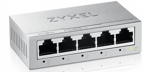Zyxel Switch Gigabit Ethernet 5-Port Metal with QoS UK Plug GS-105BV5