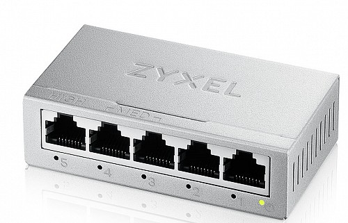 Zyxel Switch Gigabit Ethernet 5-Port Metal with QoS UK Plug GS-105BV5