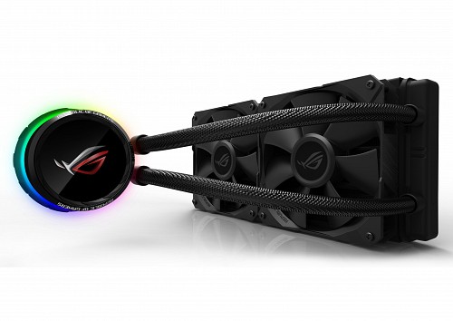 ASUS CPU Liquid Cooler 2xFans LED Display ROG RYUO III 240 ARGB