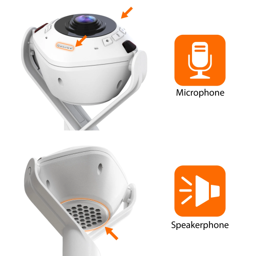 j5create Conference Camera FullHD 360 AI-Powered with Speakerphone & RemoteControl JVU368